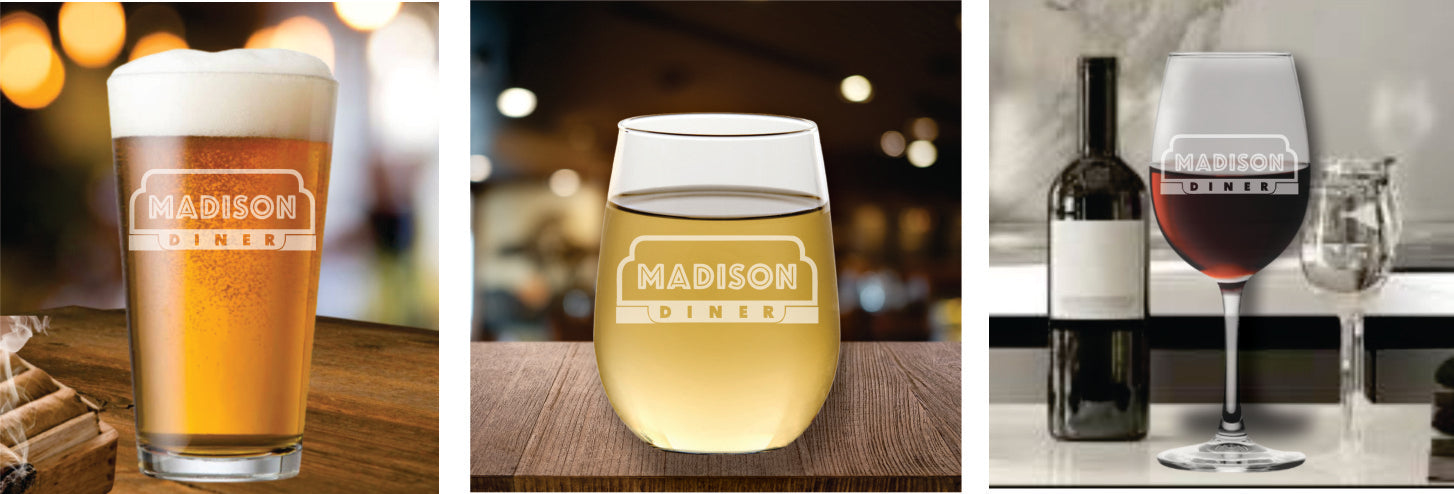 Custom Logo Glassware