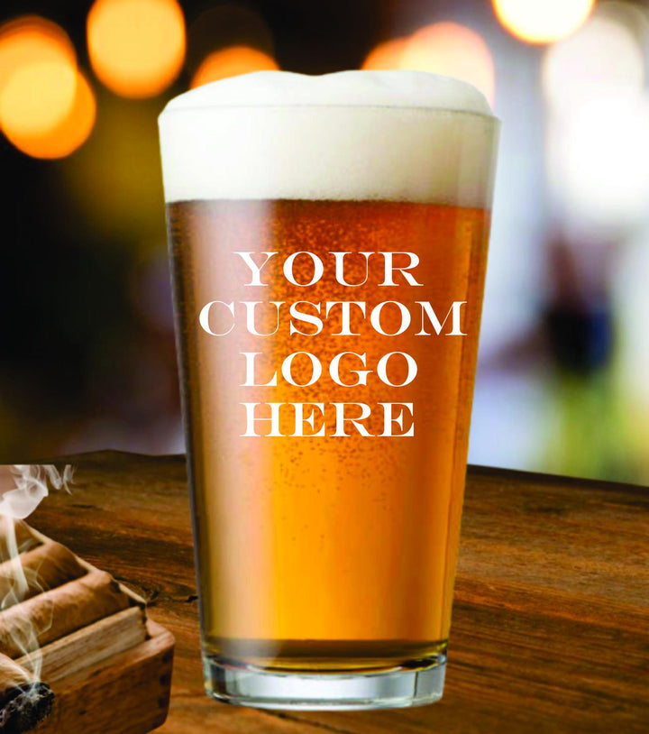 Bulk Your Logo Stemless Wine Glasses - Etched Company Logo - Personalized Corporate Gifts - Branded Wine Glasses - Barware Gifts - Glassware