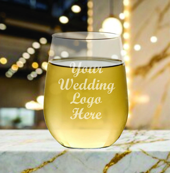Bulk Wine Glass Wedding Favors, Personalized Engraved Glasses , Wedding Party favor, Stemless Wine Glass Wedding Favors, Wedding Guest favor