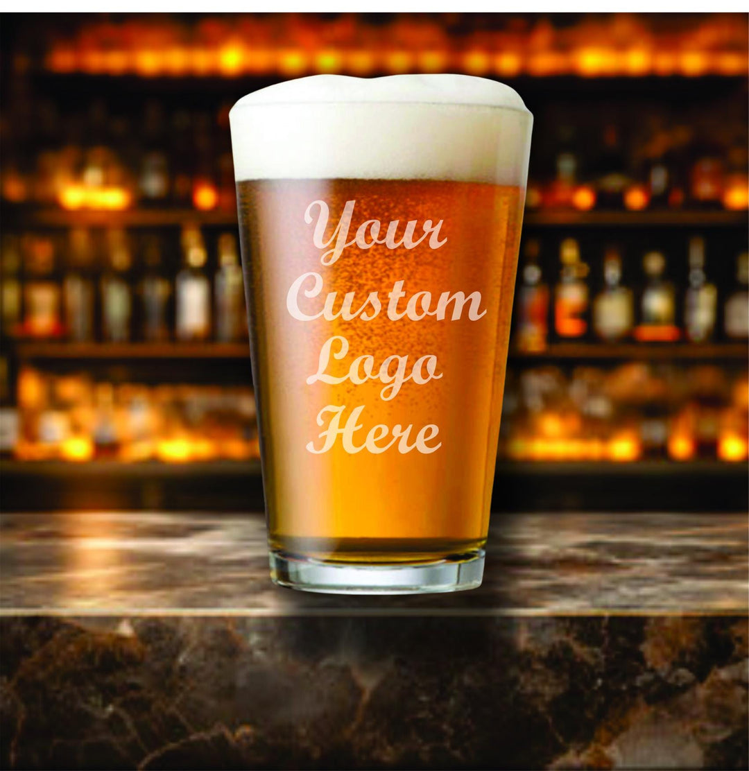 Bulk Logo Bar and Restaurant Whiskey Glasses, Custom Bar Engraved Glass, Company Catering Hall Glasses, Business Branding, Bulk Orders