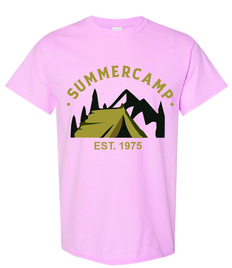 Custom Camp T-Shirts Apparel, Screen Printed Logo Shirts for Summer Camps, Sports Camps &amp; Church Camps, Camp Uniforms in Many Colors