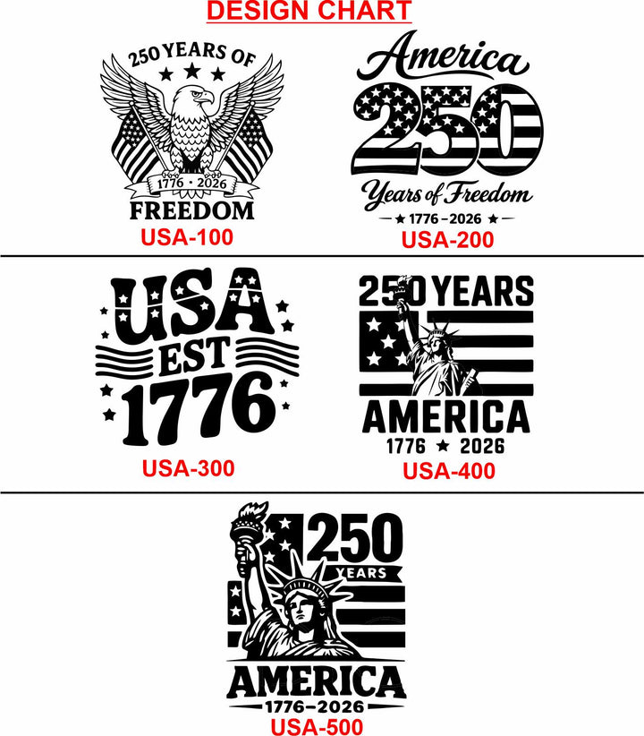 America 250th Anniversary Whiskey Decanter Set – Personalized Patriotic Bourbon Gift – 250 Years of Freedom Glasses USA Semi quincentennial