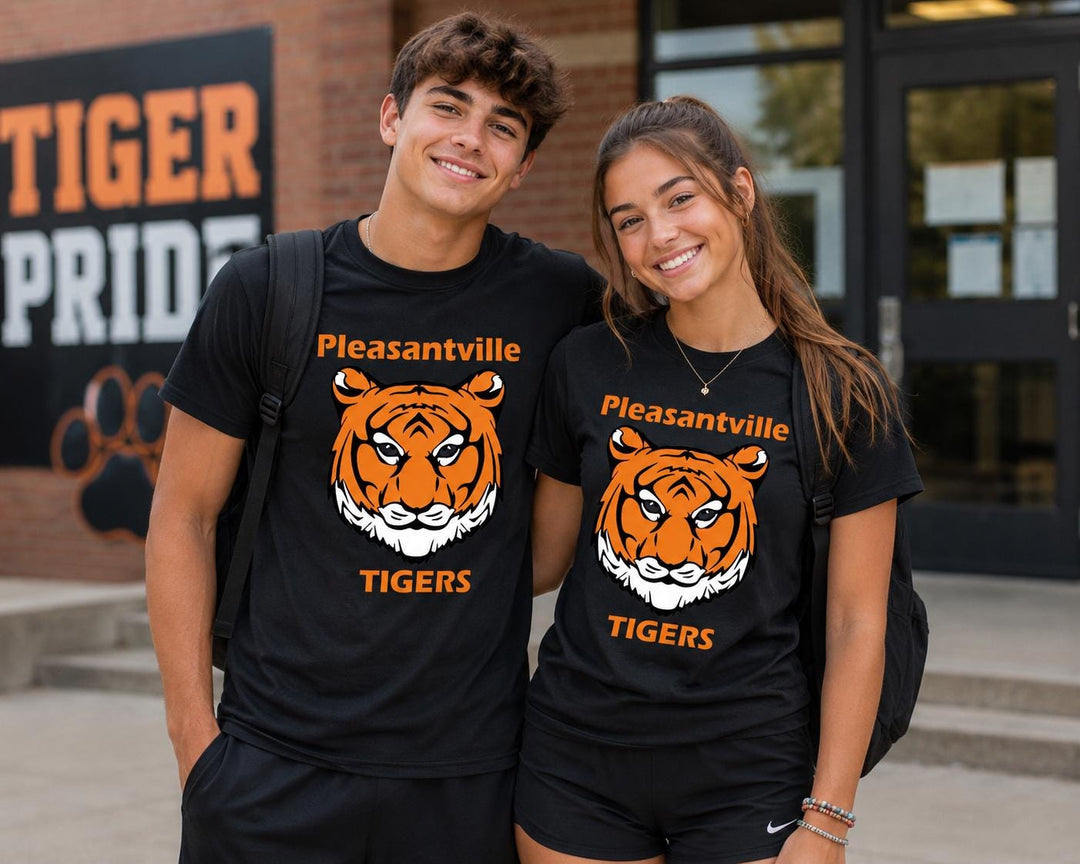 School Sports T-Shirts and Fundraiser Apparel, Screen Printed Shirts with School Logo or Mascot, Sports Teams Uniforms &amp; PTA Events