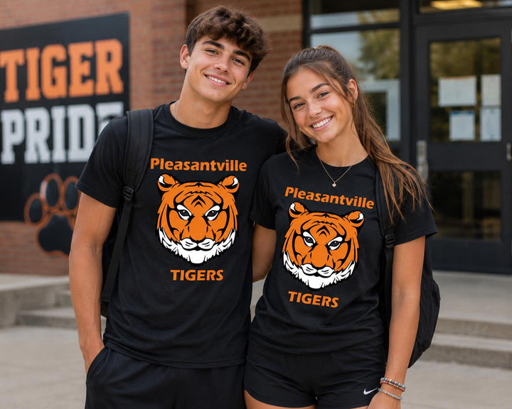 Custom School Sports Apparel Spirit Wear, Personalized Team Shirts, School Logo T-Shirts, Mascot Apparel, Booster Club &amp; PTA Fundraiser