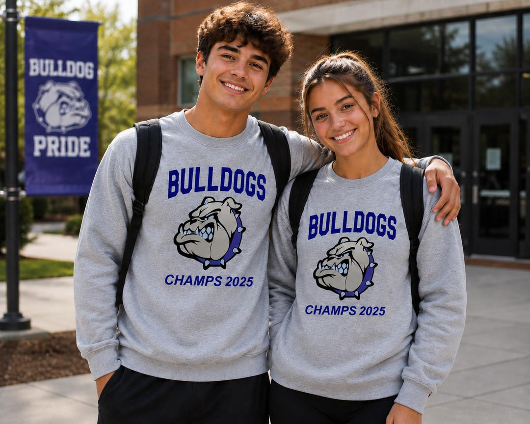 School Sports T-Shirts and Fundraiser Apparel, Screen Printed Shirts with School Logo or Mascot, Sports Teams Uniforms &amp; PTA Events