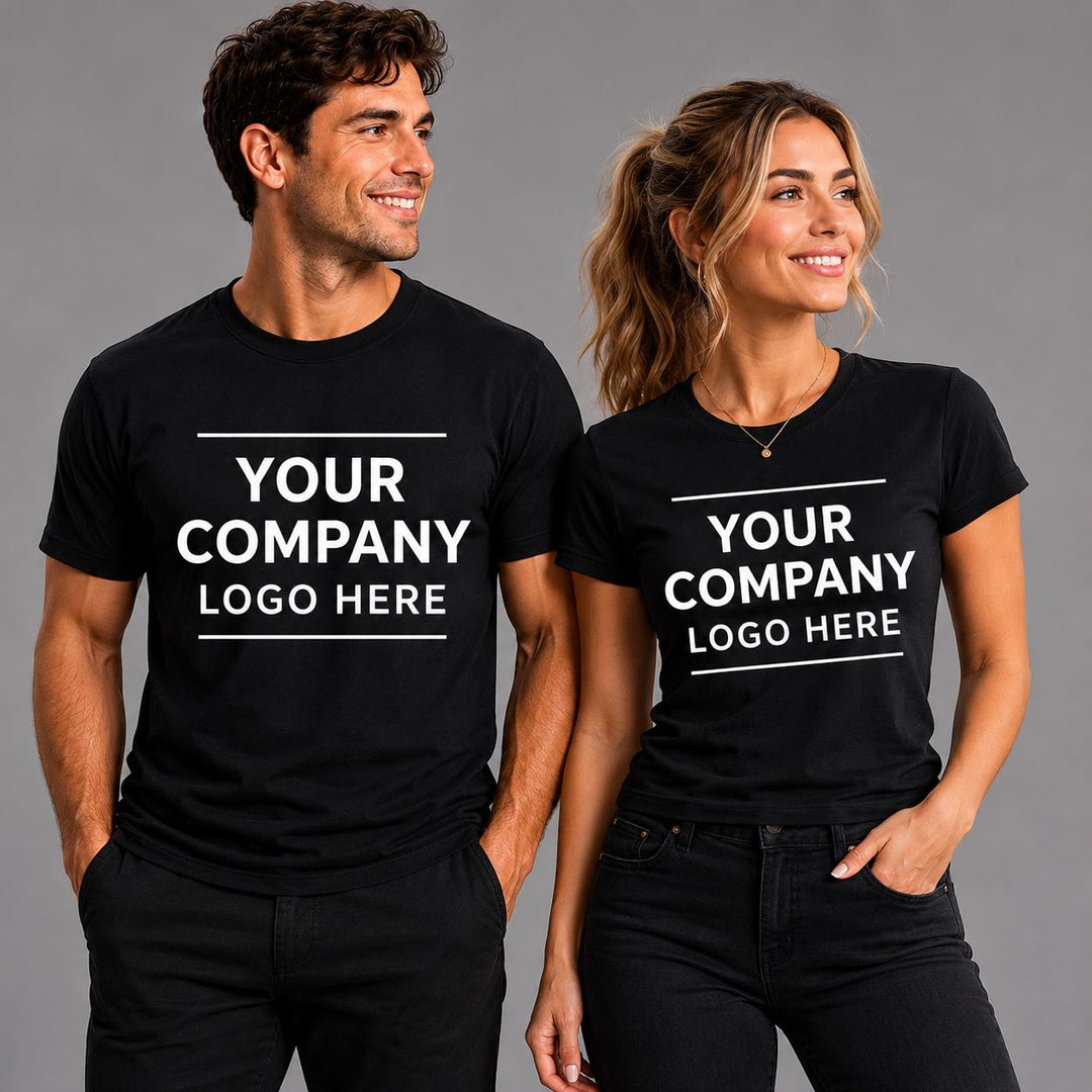 Custom Logo Restaurant Staff Shirts, Catering Company T-Shirts, Food Industry Uniform Apparel, Custom Business Logo Work Shirts