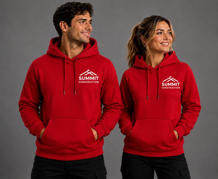 Electrician Company Custom Logo Hoodies Sweatshirts, Electrical Contractor Workwear, Safety Green &amp; Orange Electrician Uniform Apparel