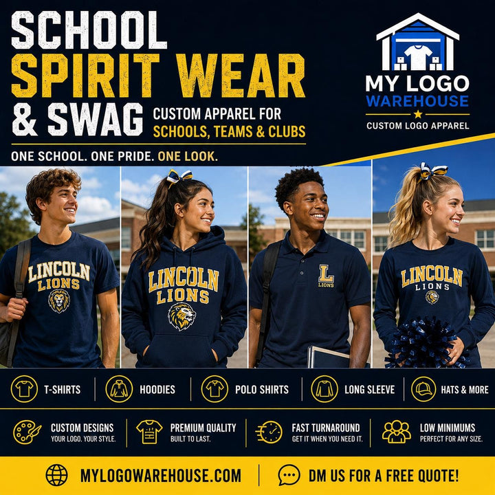 Custom Sports Team Hoodies &amp; Sweatshirts, School Spirit Wear, Coaching Staff Apparel, Personalized Team Logo Uniforms