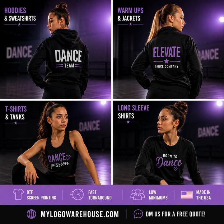 Dance Competition Team Racerback Tank, Custom Studio Logo Tank Top, Dance Team Apparel