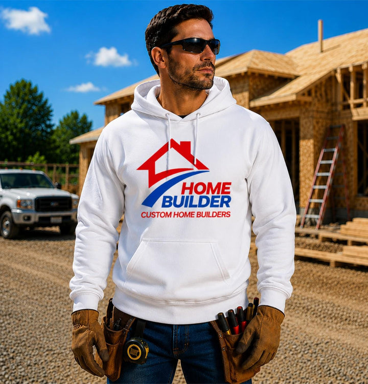 Electrician Company Custom Logo Hoodies Sweatshirts, Electrical Contractor Workwear, Safety Green &amp; Orange Electrician Uniform Apparel