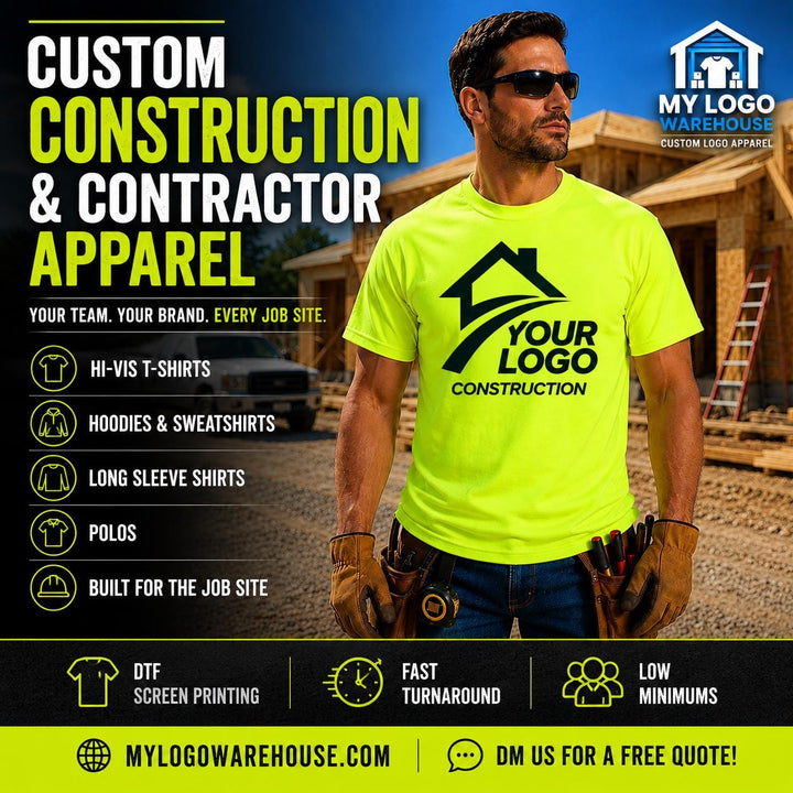 Custom Electrician &amp; HVAC Polo Shirts, Electrical Contractor Company Logo Polos, HVAC Technician Uniform Shirts, Professional Trade Apparel
